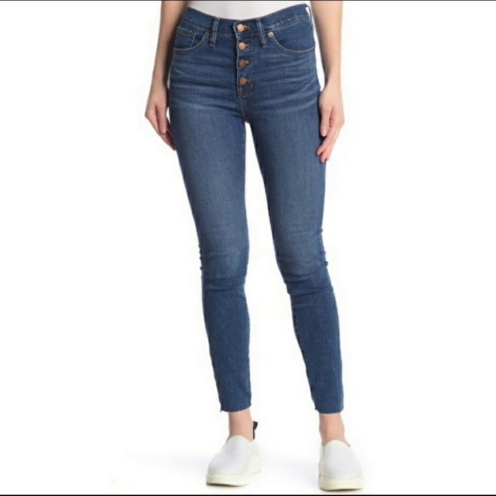 NWT Madewell 9" Rise Skinny Leg Denim Jeans NEW